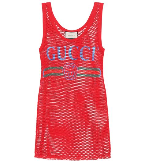 gucci mesh top red|Gucci sweater tops.